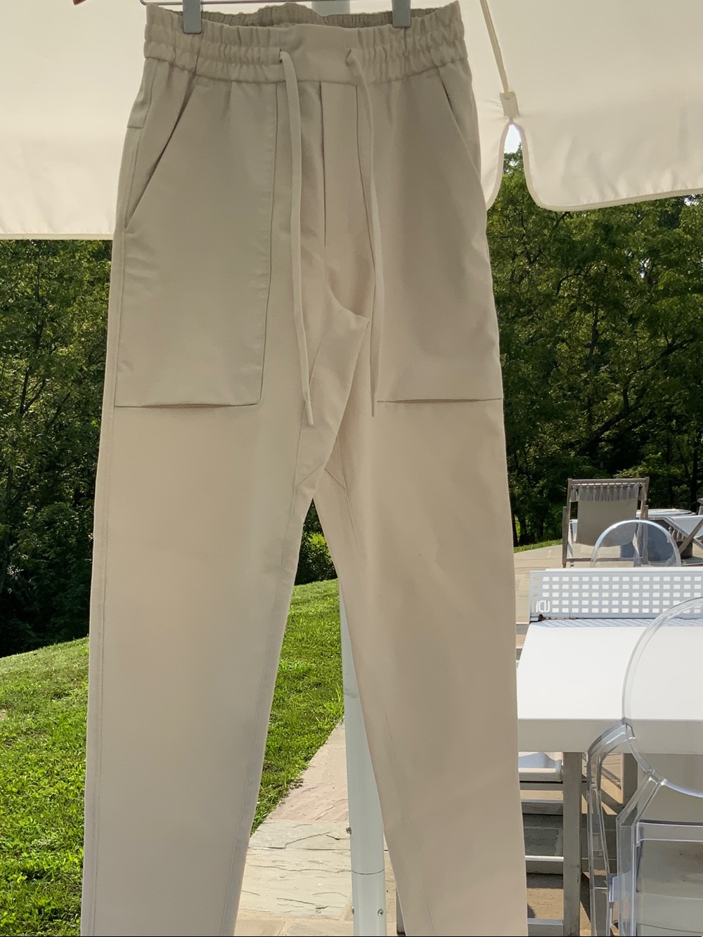 LuluLemon Beige Drawstring Pants Men’s XS